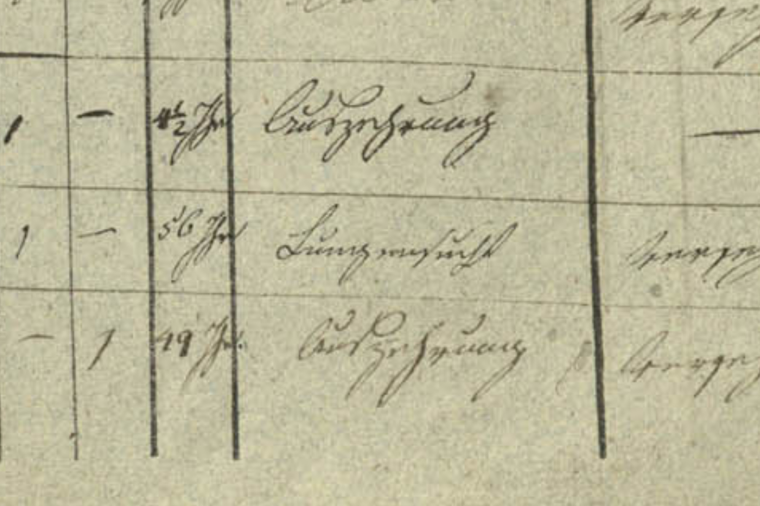 Parish register entry from Otočec (1842) recording three deaths from tuberculosis, described as “Auszehrung” and “Lungensucht”